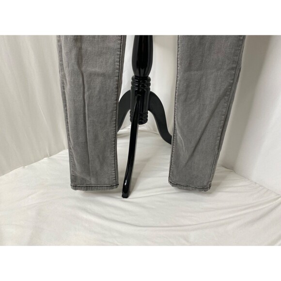 Bubble Gum USA Girls Denim Skinny Jeans Grey and Black 5 Pocket Size 7/8 X 31 - Picture 5 of 14